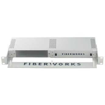 F-CHASSIS-1U2-19 Fiberworks AS  Fiberworks 19&quot;  1U chassis for two modules, with one blanking plate